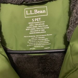 Green Jacket from L.L. Bean